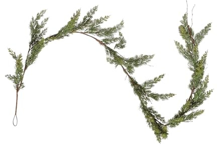 Couronne de Noël pour l'extérieur - 250 cm/300 cm Guirlande Artificielle Courbée Couronne d'automne | Décoration de fête de vacances, Décoration de fenêtre d'hiver, Utilisation de la cuisine de