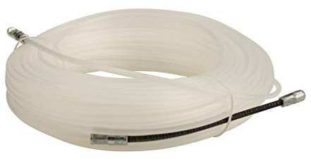 UNITEC Einziehwelle Kunststoff 25m | 3mm | massive Metallendstücke und Suchfeder