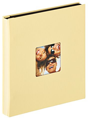 walther design album fotografico crème 400 foto 10x15 cm Album con inserto con ritaglio di copertina, Fun EA-110-H