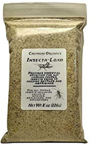 Castaway Organics Insecta-Load Gut Load for Feeder Insects (Crickets, Mealworms, Superworms, Dubia) 8 Ounce