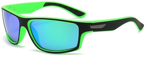Gafas de sol polarizadas para hombre y mujer protección UV400. Tendencia en moda y deportes aire libre. (Verde)