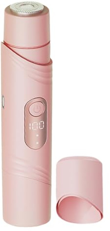 Afeitadora eléctrica para mujer, afeitadora eléctrica 2 en 1 | Recortadora de pantalla digital LCD de doble cabezal lavable recargable impermeable para brazo, bikini personal privado