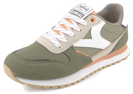 JOMIX Baskets Homme Sport Sneakers Rétro Running pour Marche Course Travail Chaussures Décontractées Respirantes Légères en Mesh