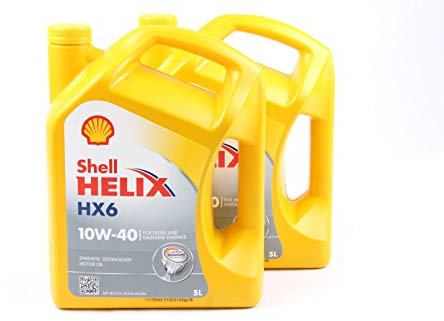 10L 10 Liter SHELL Motoröl Öl HELIX HX6 10W-40 10W40 MB 229.3 VW 501.01/505.00