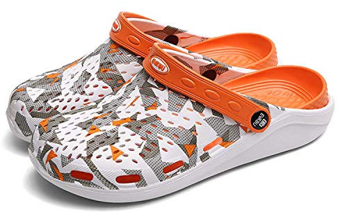 Zuecos de jardín para Hombres Mujeres Ligeros sin Cordones Transpirables Zapatos de Playa Sandalias Deportivas Chanclas Cocina Patio de Playa Piscina Ducha Verano Interiores Exteriores Zapatillas