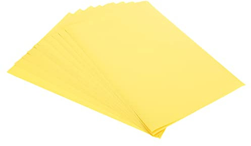PATIKIL PCB Scheda di Circuito, 10 Pezzi 300 x 210 x 0,1mm Carta a Trasferimento Termico, Gialla