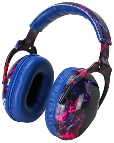 PROTEAR Ear Defenders - Equipo sensorial para autismo, bonitos auriculares con cancelación de ruido para niños y adolescentes, ideales para fuegos artificiales, conciertos, eventos, SNR 28 dB