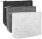 3 Stück Filz Mäppchen Kosmetiktasche Filz Federmäppchen mit Reißverschluss Multifunktions Briefpapier Beutel Stifte Mäppchen Filztasche Stifteetui Filzmäppchen für Stifte Bleistifte Büro Schulbedarf