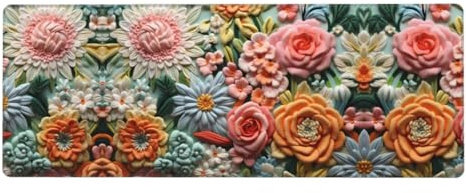 WBQLSL Tapis de souris avec broderie colorée pour une utilisation dans les bureaux, bibliothèques et maisons (30 cm × 80 cm)