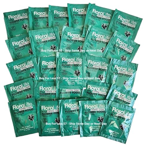 Cut Flower Food Floralife Crystal Clear 20 Powdered Packets