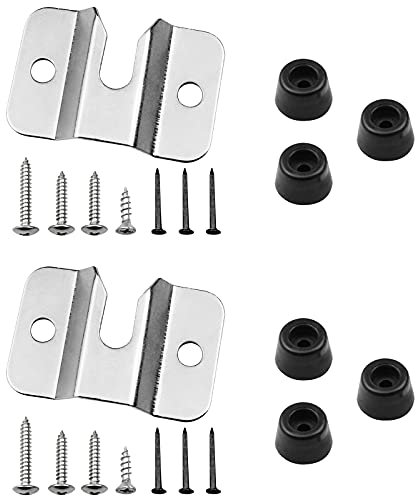 oupados 2 Sätze Haken für Dartscheiben Wand aufhängen Halterung Set Schrauben Kit Dartscheiben-Aufhängeset Dartscheiben-Halterung für Dartscheibenmontage