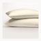 Seralino Seitenschläferkissen Bezug 40 x 145 Creme (2er Set) 100% Bio Baumwolle, Oeko-Tex, weich/atmungsaktiv, Bezug für Seitenschläferkissen mit Reissverschluss, Bezug Seitenschläferkissen 145x40