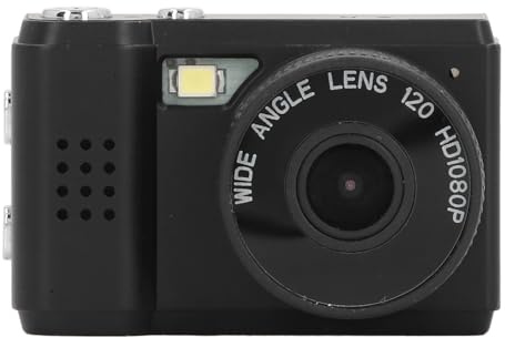 Micro Fotocamera Digitale, Mini Fotocamera da Pollice 1080P 2MP HD Fotocamera Portatile per Registrazione Video e Foto con Cinturino da Polso, Obiettivo Grandangolare 120°,