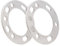 HOBBIESAY Distanziatori ruota in alluminio, 17,5 cm, distanziali centrati sul mozzo, rondelle, adatti per la ruota piatta, rotondi, 6 mm, spessi, 16 mm, 25,5 x 18 mm, per auto SUV