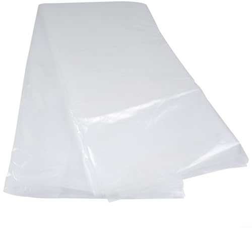 Bulevisiter Lámina de plástico de polietileno transparente para cubierta de techo de invernadero, material de polietileno de 0,04 mm de grosor, 3 x 4 m, 3 x 6 m, 3 x 10 m, película de protección