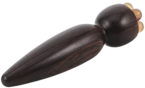 GALPADA Handgefertigter Augenmassage Stab aus Sandelholz mit Lotus Kopfform nicht Reizend und Komfortabel zur Anwendung während Flugreisen für Natürliche Augenschwellungsreduzierung