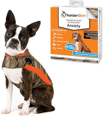 ThunderShirt för hundar, X Small, kamouflage polo - lugnande väst för hund
