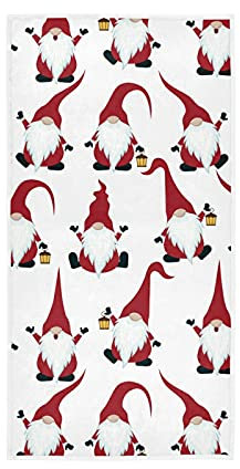 senya Weihnachtstücher Weiche Handtücher, Weihnachtswichtel, sehr saugfähige Handtücher für Badezimmer