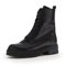 Gabor Damen Combat Boots, Frauen Stiefeletten,Wechselfußbett,Komfortable Mehrweite (H),Booties,halbstiefel,schwarz (Mel.),40 EU / 6.5 UK