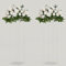 TEKXYZ Acrylic Centerpiece Stand, 2 Pcs 80CM Tall Flower Stand, Column Wedding Centerpieces, Flower Stand for Wedding Event Party Props, Home Decor, Table
