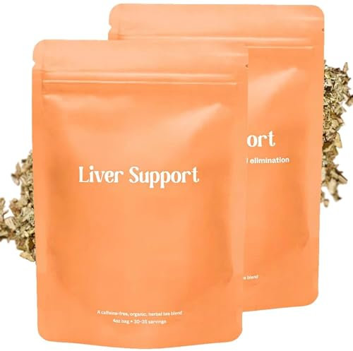 QRXALISA Té para el Apoyo del hígado Té para la Limpieza del hígado Té Diario para el Cuidado del hígado Té para el hígado para la Salud para la Limpieza y el Apoyo del hígado