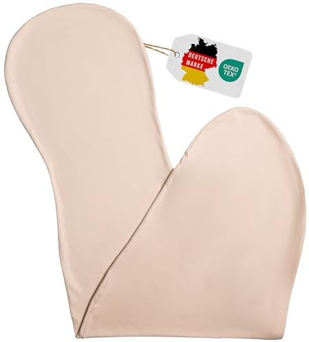 Opanoli® Seitenschläferkissen Bezug Beige aus 100% Baumwolle – Schwangerschaftskissen in Körperform – Öko-Tex – waschbar – Kuschelkissen – Stillkissen Seitenschläferkissen geeignet