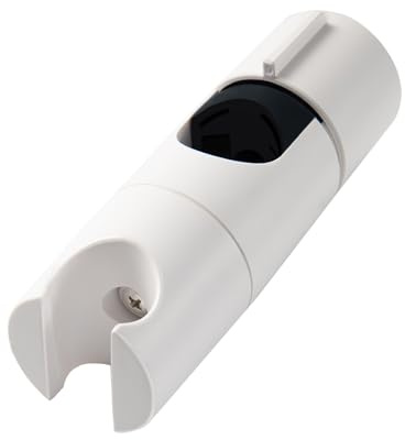 OFFO Supporto Soffione Doccia,19-25 mm Supporto Doccetta con Gancio regolabile,porta doccino per doccia,Bianco
