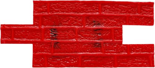 Stampo per Cemento con Texture in Pietra per Pavimenti e pareti in Cemento, con 2 Manici, per Texture in Cemento per vialetti, marciapiedi, Cortili, vialetti, 22,2x12 Pollici
