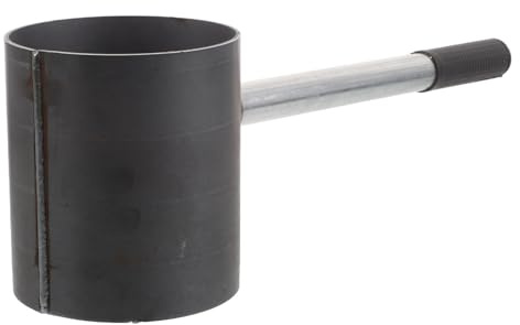 VICASKY Secchio Accendifuoco per Barbecue in Acciaio Resistente Accenditore a Carbone Portatile con Manico Secchio per Accensione Rapida e Sicura per Cucina Esterna e Picnic