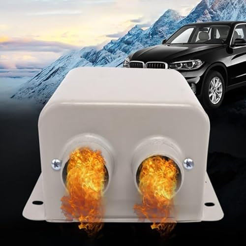 High-Tech Place Dégivreur de Chauffage électrique Haute Puissance de Voiture, spécification: 12V Classique 2 Trous 800W