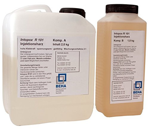 Gießharz Epoxidharz zum Verfüllen von Estrich Rissen, Rissharz, Fugenharz, Laminierharz