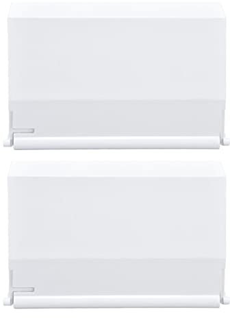 Hapivida 2 Pièces Couvercle D'écumoire de Piscine 19,5X14Cm Volet pour Skimmer Couvercle D'écumoire en Plastique Remplacement de Rabat de Porte de Déversoir pour Piscine Au Sol