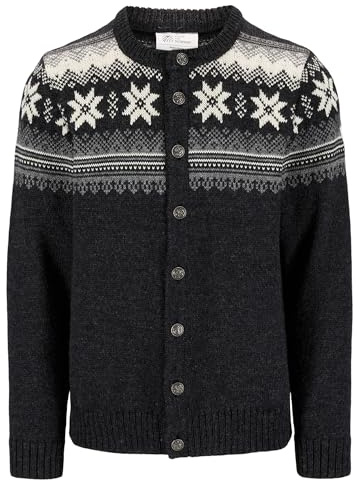 Dale of Norway Veafjord Masculine Cardigan - Men Cardigan Sweater - Regular-Fit