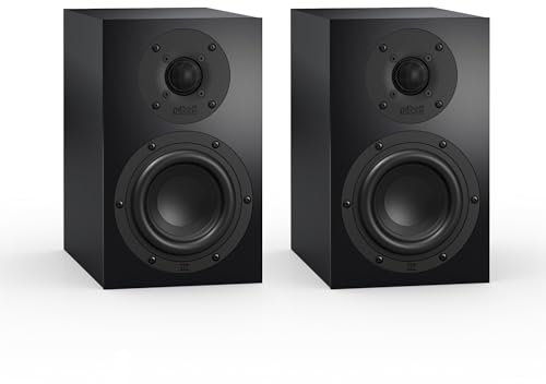 Nubert nuBoxx B-30 | Schwarze Kompaktlautsprecher | 2 Stück Passivboxen | Für Moderne Wohnzimmer | Kompakte Regallautsprecher | Lautsprecher bis 51 Hz | Ideal & Musikliebhaber