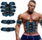 YOUKK EMS Muskelstimulator Trainingsgerät,Smart Fitness-Gerät Bauchmuskel Trainingsmaschine,Mehrere Modi,Wireless Portable Bauchgürtel Muskelaufbau ABS/Bauch/Arm/Bein 8 Modi und 19 Stufen
