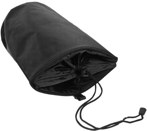 Zerodeko Borsa Mollette da Bucato Multifunzionale con Gancio Contenitore per Mollette in Metallo e Borsa Nera e Viaggio