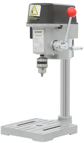 Trapano da tavolo professionale con regolazione della velocità, mini banca, trapano da banco per la creazione di gioielli, lavorazione del legno, trapano in metallo, 340 W