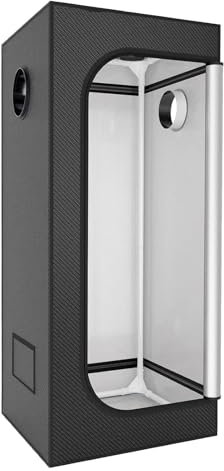 Tienda De Cultivo,Sistema Completo De Tienda De Cultivo Interior Con Luz Led De Espectro Completo, Temporizador E HigróMetro, Tela Oxford 600d,40 * 40 * 120cm-GrowTent