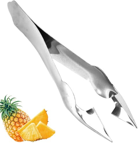 Strawberry Peeler Corer Clip Cutter Pineapple Eye Peeler Pineapple Cutter Creative Pineapple Eye Peeler Practical Seed Remover Clip Corer Fruit Slicer Clips Home Stainless Steel Kitchen Tools
