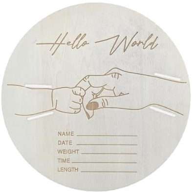 WWHJR Pulsera ajustable para nacimiento de bebé, personalizable con nombre y fecha, grabado para recuerdos de recién nacido, pulsera de nacimiento de bebé, pulsera conmemorativa de nacimiento de bebé