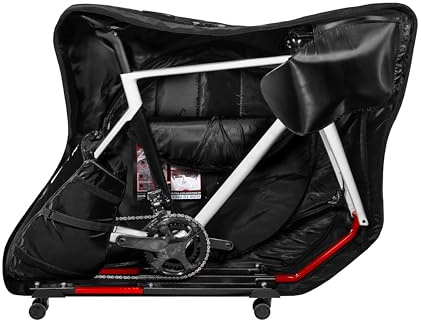 Scicon Aerocomfort 3.1 XP Road Travel Bag, Protection Kit, Expandable Handlebar Area, 12.82 kg, Black