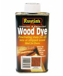 Rustins Wood Dye 250ml Brown Mahogany