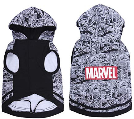 CERDÁ LIFE'S LITTLE MOMENTS - ForFanPets, Vestiti per Cani - Felpa per Cani Design Marvel - Licenza Ufficiale Marvel, Taglia XXS