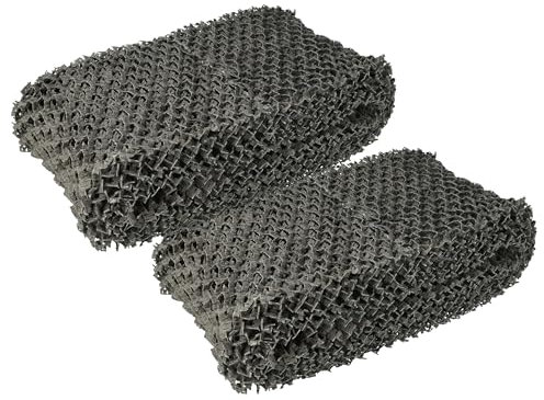 vhbw 2x Filter kompatibel mit Philips HU4813, HU4816, HU4813/10, HU4816/10, HU4814/10 Luftbefeuchter - Luftfilter, Vliesfilter, Grau