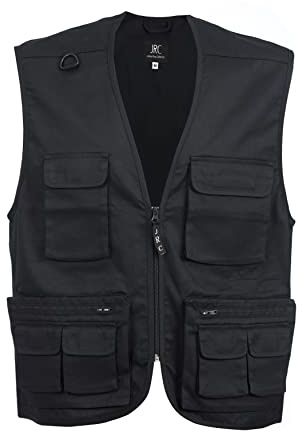 CHEMAGLIETTE! Smanicato Uomo - Giubbino Senza Maniche Sportivo Per Caccia Pesca, Giacca Smanicata Da Lavoro,Multitasche Tasche Con Zip e Taschino Per Cellulare, Modello SUD