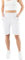 Shorts for Womens UK Pockets Lightweight Elasticated Holidays Easy Care Ladies Travelling Pull on Comfy Lounge Shorts Plus Size (16, White (Shorts)