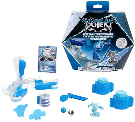 Doteki Battle Set Arctos, Multiplayer Action Game for Kids with High-Speed Battle Controller, 4 Elemental Factions, Collectable Champions, Health Key, Custom Arena, Ages 8+