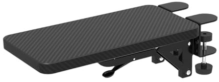 Accoudoir de bureau ergonomique – Extension de bureau pliable, repose-bras, coude et plateau de soutien du poignet | Accoudoir d'ordinateur pour bureau, école, appartement, dortoir, table, chaise