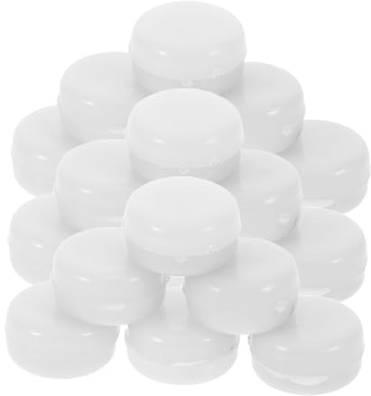 20 Insertos de Sonajero de Plástico Blanco para Muñeca | Peluche y Animales de Tela, Reparaciones de Ruido, Efecto Sonoro Auténtico