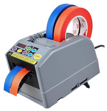 Tagliatrice del nastro, Distributore automatico di nastro adesivo elettrico, macchina confezionatrice con taglierina adesiva per Spedizioni, Scuole